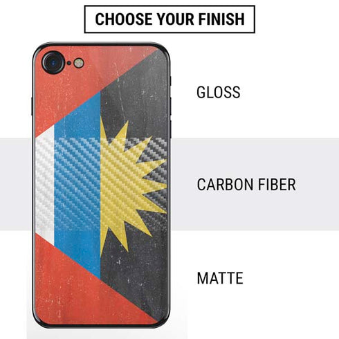 Antigua and Barbuda Flag Distressed iPhone SE (2nd & 3rd Gen) Skin